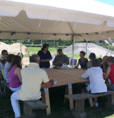 Don and Sue Ritter conduct a class on raising backyard chickens
