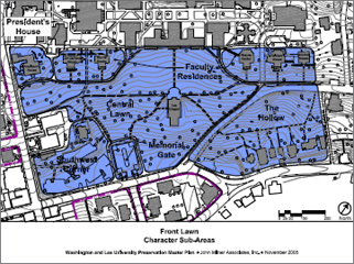 'Front Lawn' Landscape Character Area